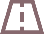Gerade Straße mit Mittelstreifen kennzeichnet Anreisewege, Straßenverbindungen oder individuelle Rundreisen.